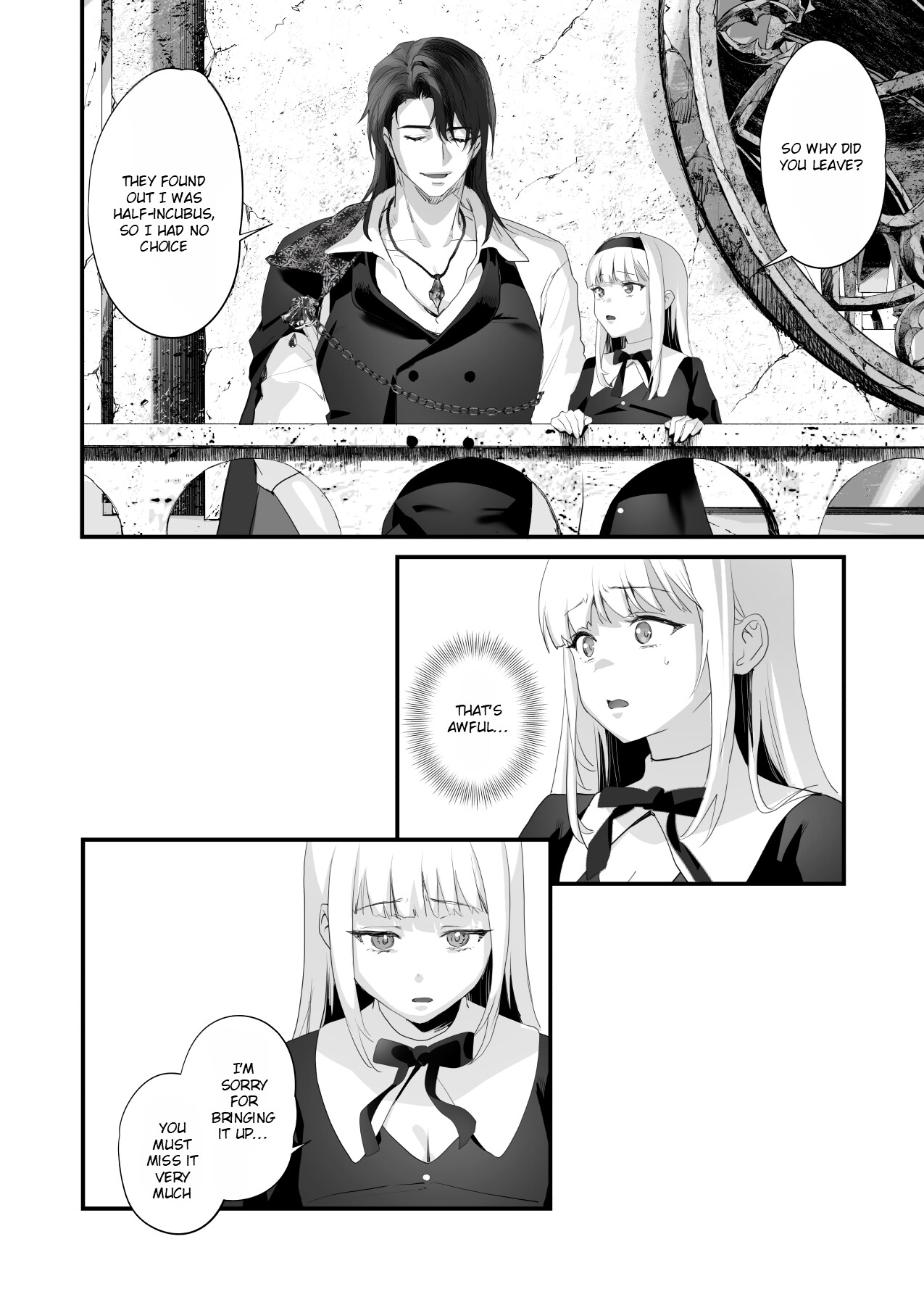 Hentai Manga Comic-A mysterious exorcist falls in love with a reincarnated succubus and risks his life-Read-109